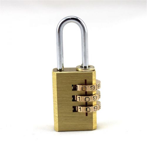 Metal Resettable Combination Padlock Suitcase Password Digit Lock WWS