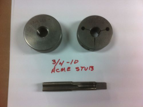 3/4 x 10 STUB ACME TAP AND THREAD GAGE