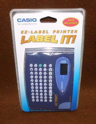 NEW CASIO LABEL MAKER KL-60-L LABEL-IT COMPACT LABEL SYSTEM WITH TAPE FREE SHPNG
