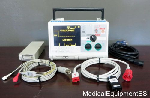 Zoll m series biphasic 3 lead ecg pacing mfc therapy cable lp12 e for sale