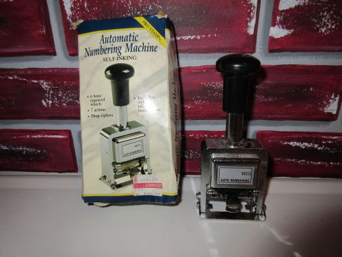 Automatic Self Inking Numbering Machine - In Box