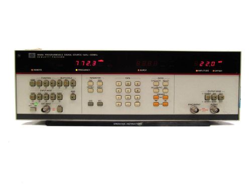 HP 8165A Programmable Signal Source 1 mHz to 50 MHz