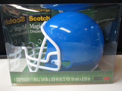 Vintage Scotch Tape Football Helmet Dispenser (NOS) Blue