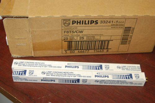 Philips, F6T5/CW, 6 Watt, LOT OF 12, NEW in Box