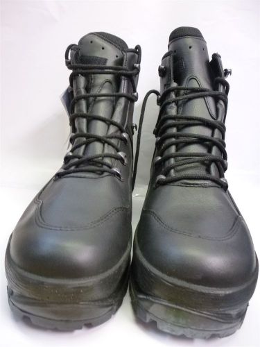 Haix gsg9 ranger police swat special ops black leather work boot size 15 w for sale