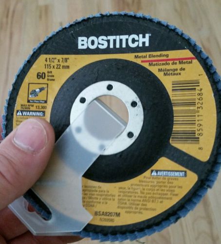 Bostitch 60grit metal blending wheel for sale