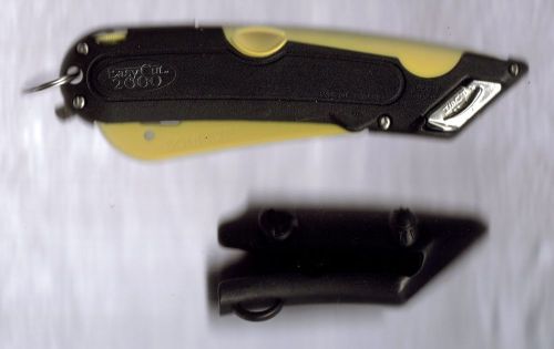 Easy Cut 2000 Safety Box Cutter Knife w/ Holster Easycut YELLOW #4