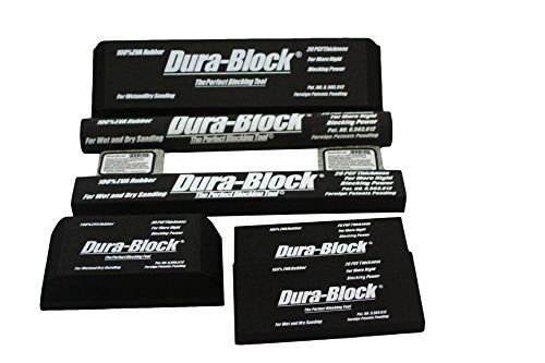 Dura-Block AF44A Black 6-Piece Sanding Block Set New