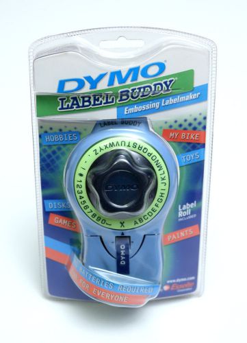 Dymo Label Buddy Embossing Labelmaker w/ 3/8&#034; Label Roll New Home or Office