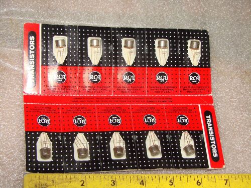 10 RCA 2N1613 VINTAGE SILICON TRANSISTORS 10 PACK NEW!!