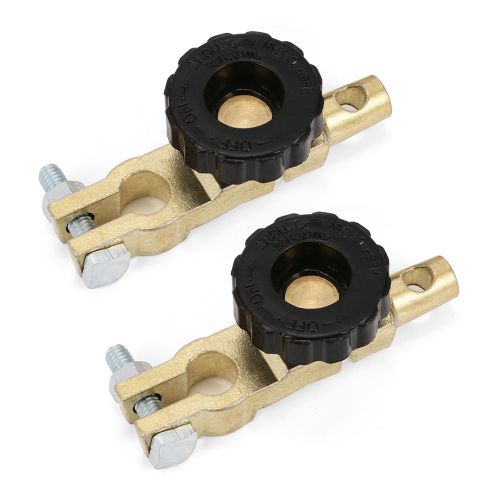 2pcs battery master disconnect switch power kill isolator 1.3cm pile head ma487 for sale