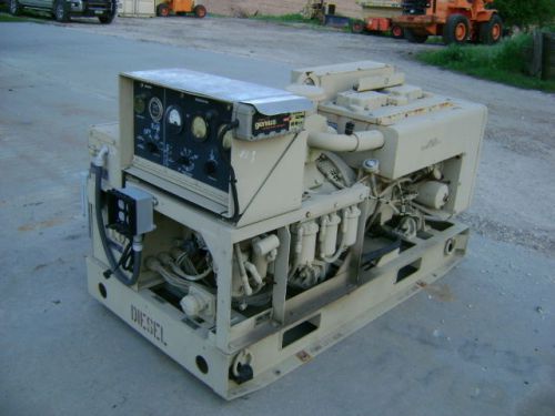 Military 10kW 60Hz 120/208/240V 1Ph and 3Ph Diesel Generator Libby Welding Iowa