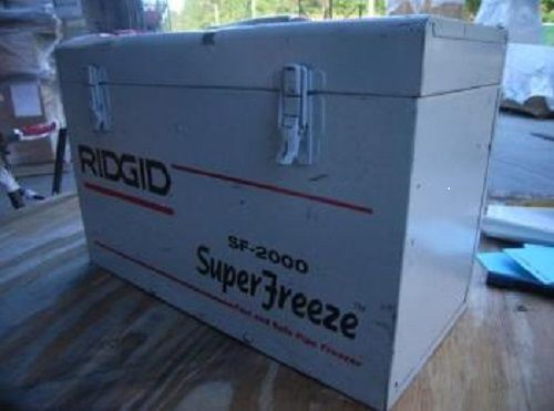 Ridgid SF-2500 Super Freeze / Pipe Freezing Unit  SF-2000R Used