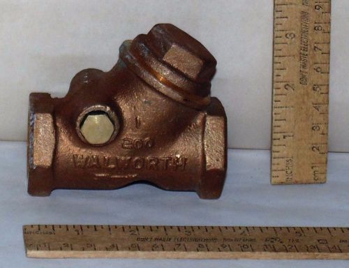 Walworth check valve - 1 - d136 - plumbing / steampunk / water flow for sale