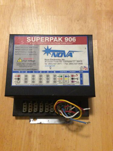 Nova Superpak 906 90 Watt, 6 Outlet Multi-Flash Strobe Power Supply