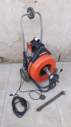 GENERAL SEWER DRAIN CLEANING MACHINE SPEEDROOTER 92 P-S92-C 100 FT 3/4 CABLE