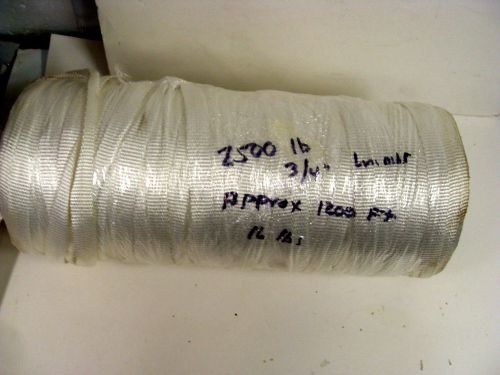 3/4&#034; x 1200&#039;  2500# tensile polyester pull tape, mule tape, webbing
