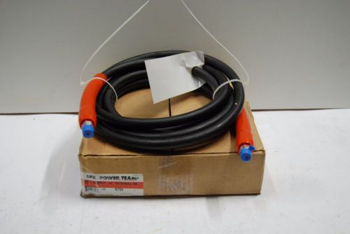 Spx power team 9734 hydraulic hose 15 ft. 10,000psi max 3/8&#034; id new for sale
