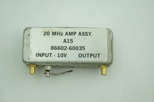 HP 20 MHz AMP ASSY. A15 86602-60035