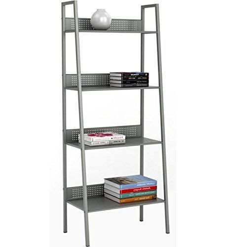 dar Bookcases Living 4-Tier Storage Moon Mist New Free Shipping Sale
