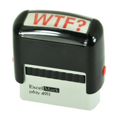ExcelMark WTF? Stamp - Red
