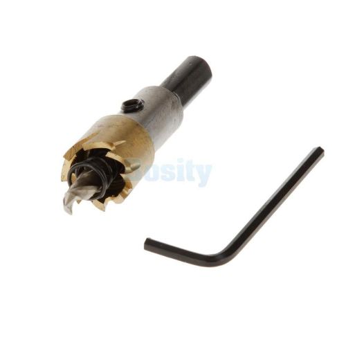 15mm Durable Saw High Speed Steel Drilling Drill Bit Hole Metal Alloy Cutter
