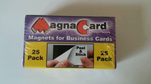New Magna Card Business Card Magnets 25 Pack