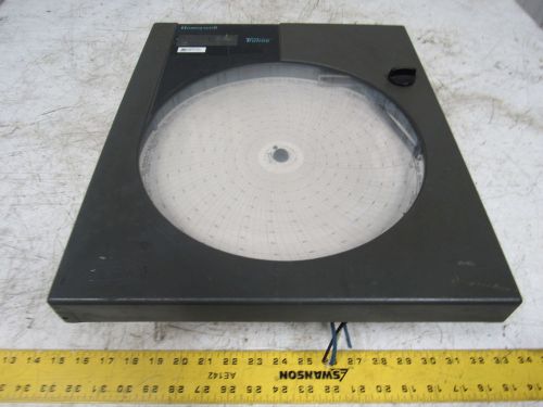 Honeywell dr45at truline 12&#034; circular pen stylus chart recorder for sale