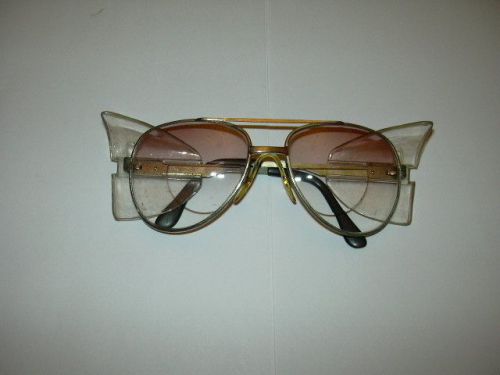 Safety glasses  prescription bi-focal tinted  arbill  steam punk for sale