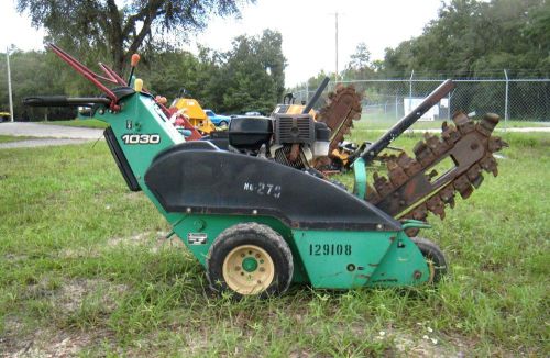 2007 ditch witch 1330 walk behind trencher w/ honda gx390 gas motor! for sale