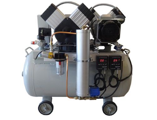 Sl-310 noiseless oil-free air compressor w/ automatic tank drain and dryer 220v for sale