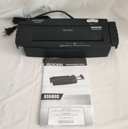 Aurora Professional Grade AS680S Paper Shredder