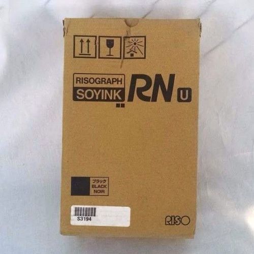 Genuine Riso S-4206 Risograph Soyink RNu Black Ink ** NEW IN BOX ** A-22