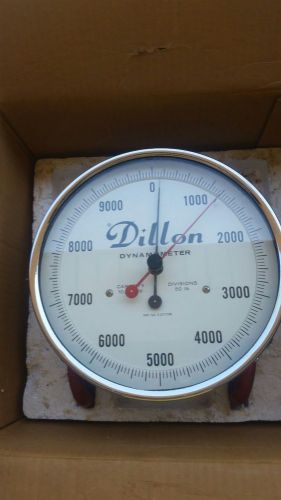 Dillon Dynamometer 10,000 lb Tension Scale 100  lb Divisions