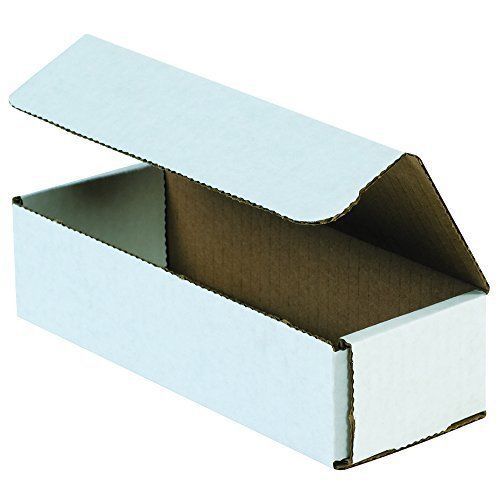 NEW BOX BM1464 Corrugated Mailers 14&#034; x 6&#034; x 4&#034; Oyster White Pack of 50
