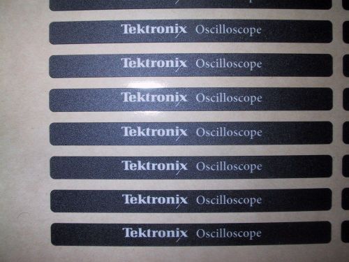 TEKTRONIX OSCILLOSCOPE HANDLE DECAL LOGO LABEL fits 2465B &amp; many models, saves $