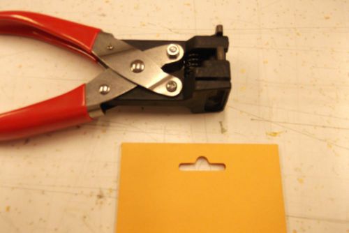 New 5/16&#034; Peg Hanger Hole Punch Hand Puncher, product packaging retail display