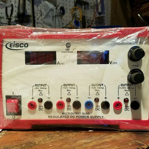 Eisco multi-output quad regulated dc power supply for sale