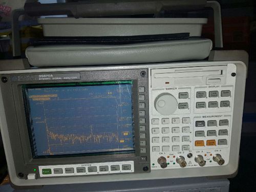 Agilent HP 35670A 4 Channel Dynamic Signal Analyzer, OPT 1D0 AY6