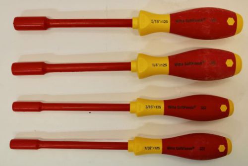 Wiha softfinish insulated nut drivers insulated nut driver set of 4 for sale