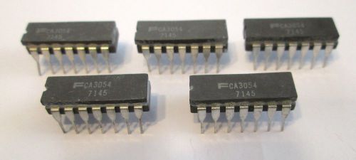 CA3054 FAIRCHILD DUAL DIFF AMPS to 120 Mhz IC&#039;s   5 PCS/ITEM