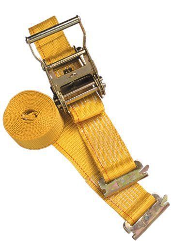 Security chain company cc3812 12 gold 2&#034; interior van strap with ratchet and for sale