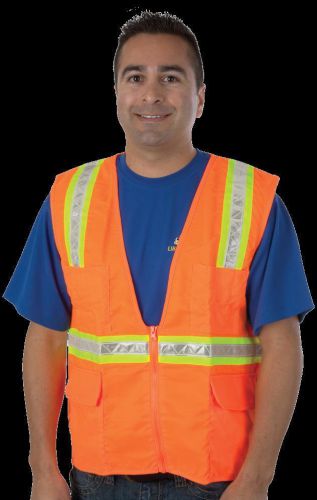 New liberty surveyor&#039;s safety vest reflective size m hivizgard high visibility for sale