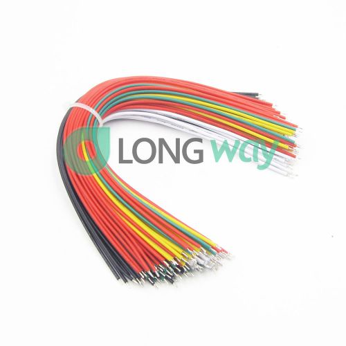 100PCS 20CM Color Flexible Two Ends Tin-plated Breadboard Jumper Cable Wires