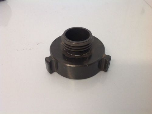 Fire hose adapter 1 1/2&#034; female nh to 1&#034; male nh for sale