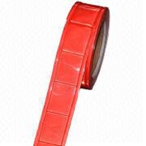 Red Reflective Safety Tape PVC Material Sew-On 1&#034; (2.5 cm) Wide New 10 Yards