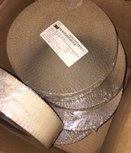 5 x 3m microfinishing film scalloped roll 1.937&#034; 450&#039;5/8&#034;abrasive side out 15mic for sale