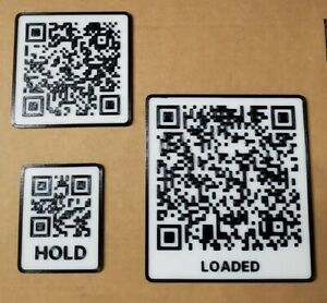 Custom 3D printed QR codes