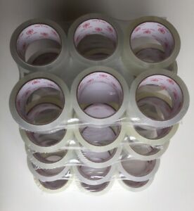 6-Pack Clear 2 mil Packing Shipping Tape • 2&#034; x 55 yds • 3&#034; Core