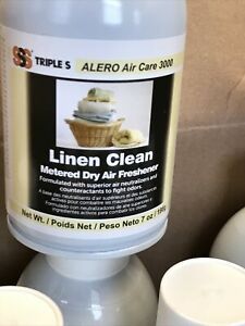 Alero Air Care 3000 refills Clean Linen 11 Unopened Cans From Triple S